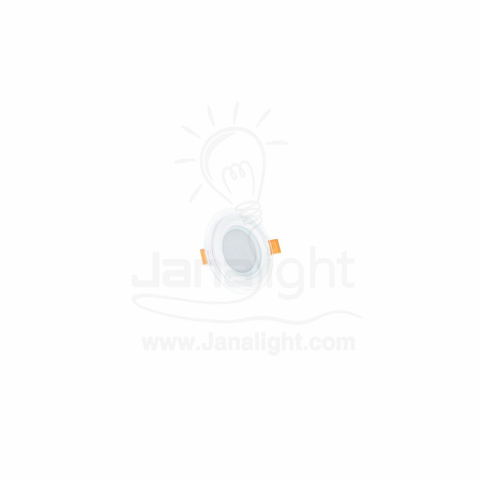 سبوت بانيل زجاجي 6 وات مدور وورم